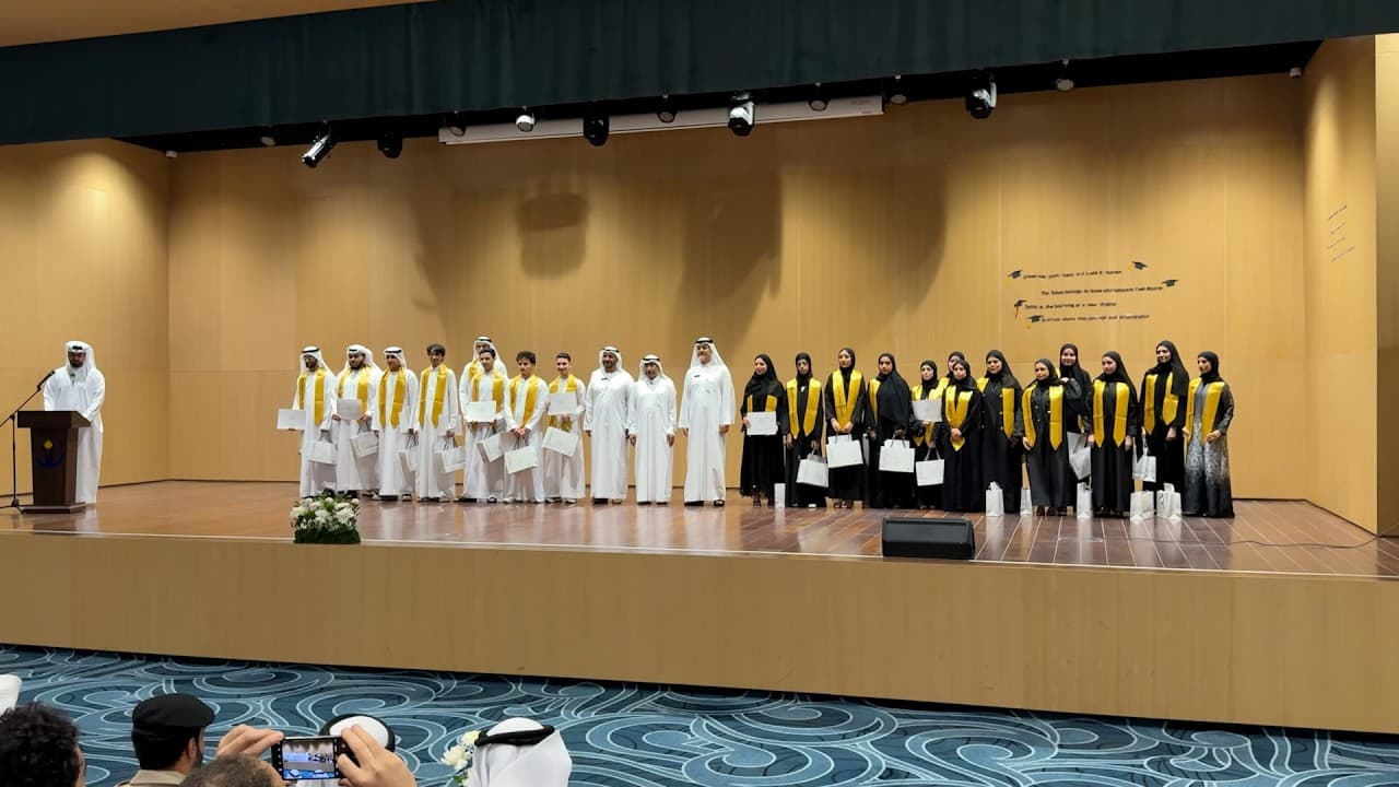 Saeed bin Saqer Attends Graduation Ceremony for Top Students in Khorfakkan's General Secondary Education
