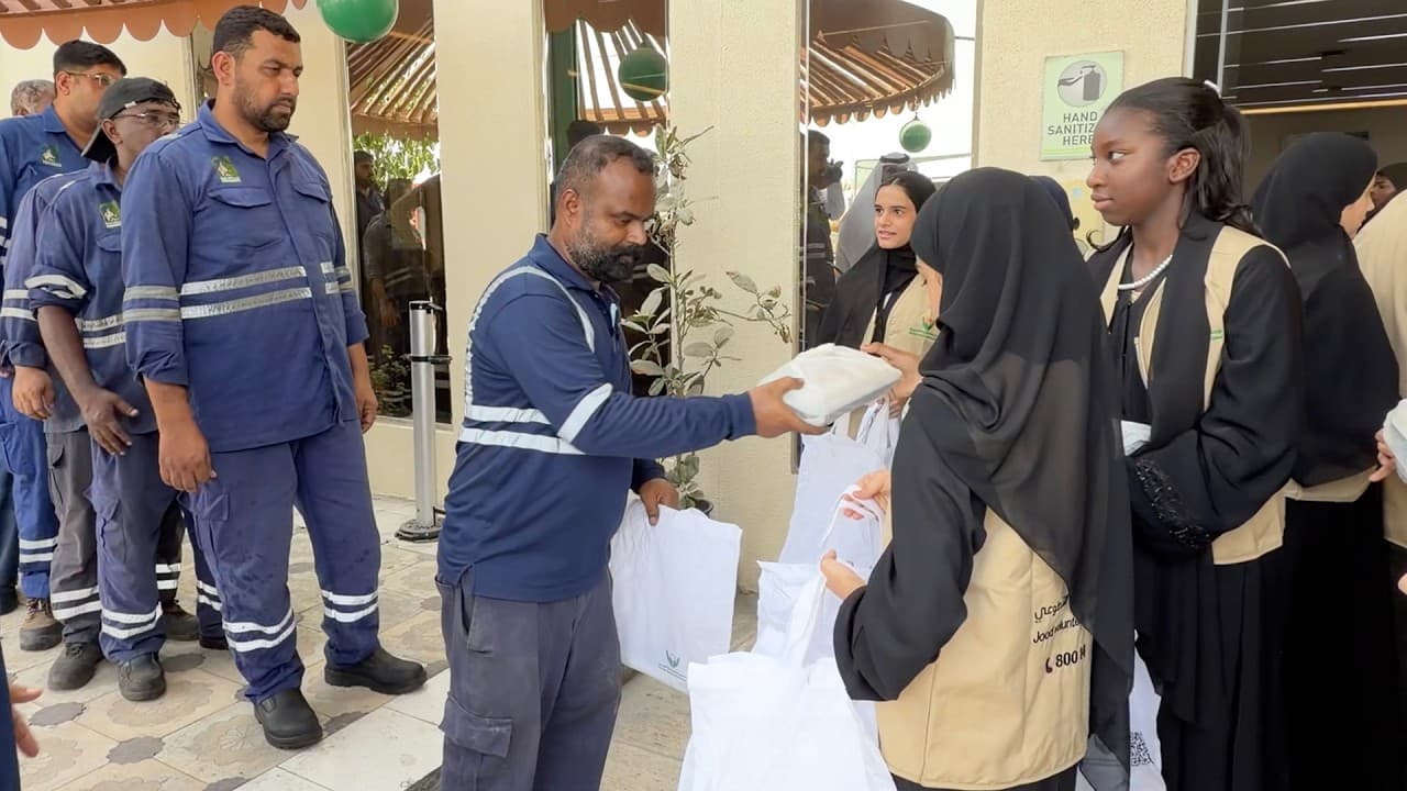 Sharjah Al-Khair Makers distribute summer backpacks