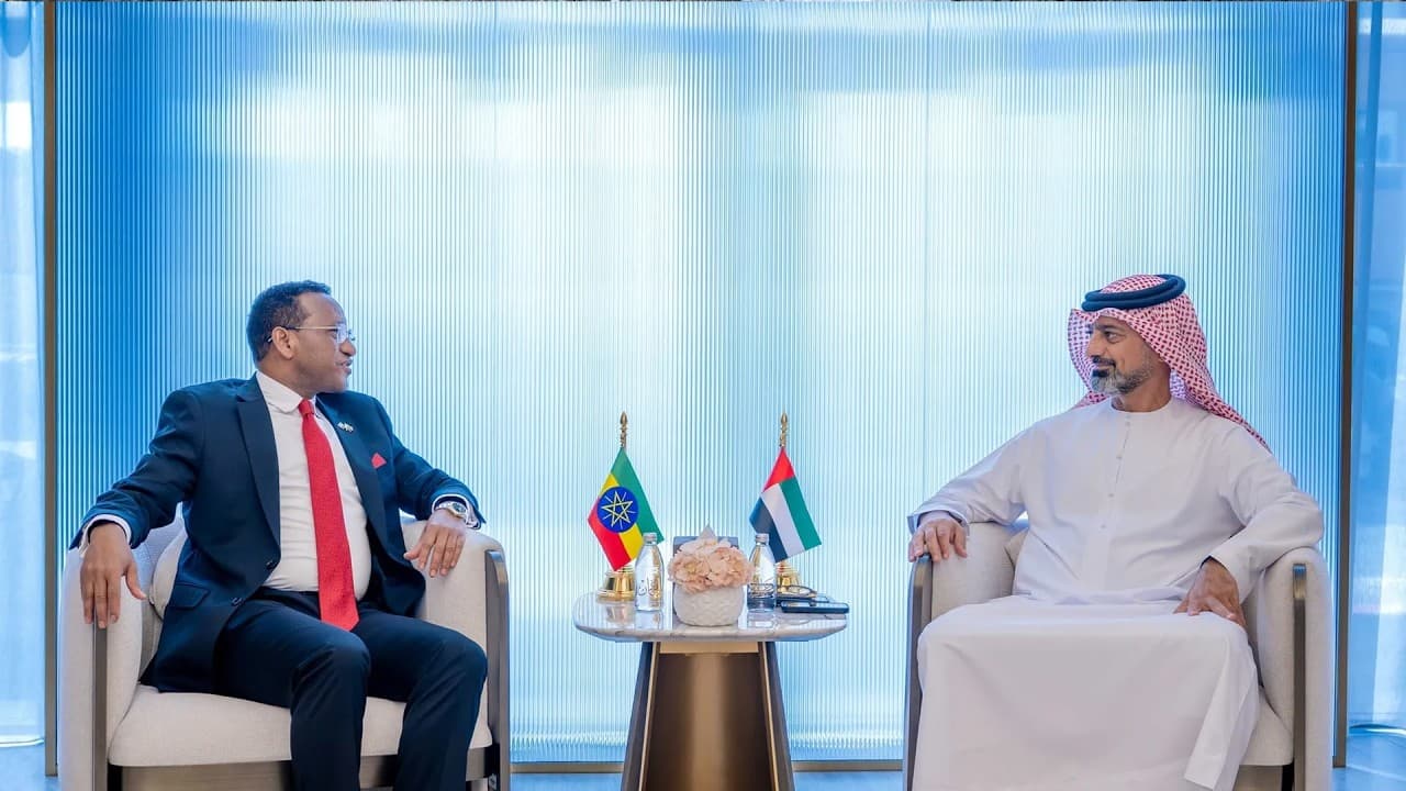 عمار النعيمي يناقش مع السفير الإثيوبي العلاقات الثنائية