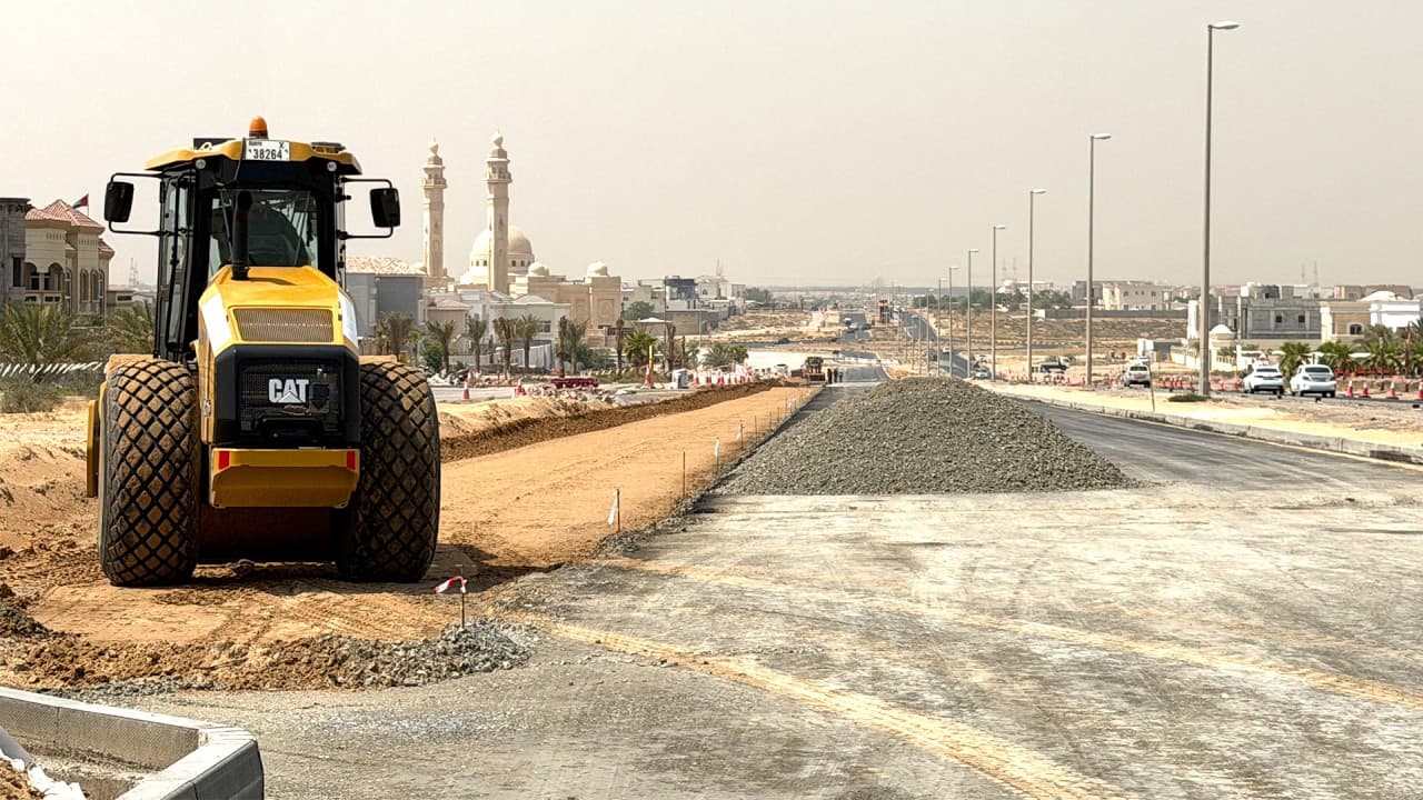 Sharjah Roads Extend 25 km in Al Rahmaniyah