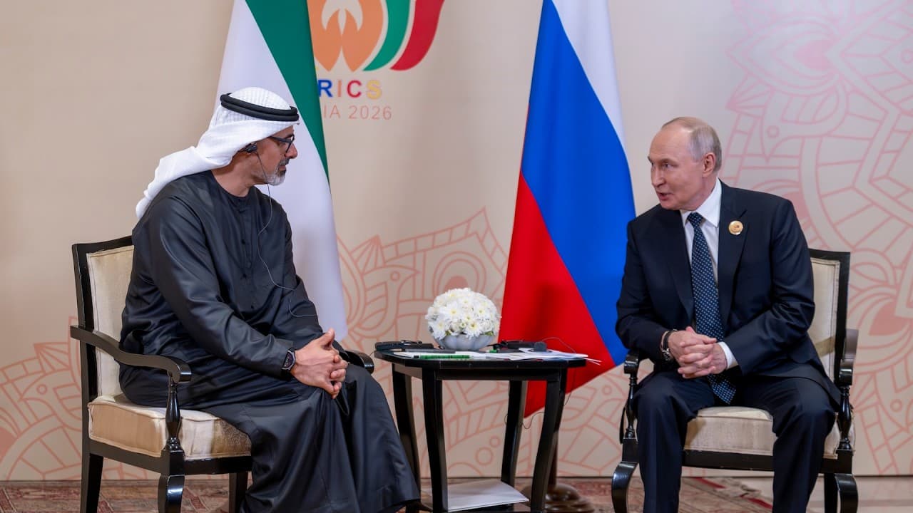 Abu Dhabi Crown Prince and Russian President Seek Closer Ties
