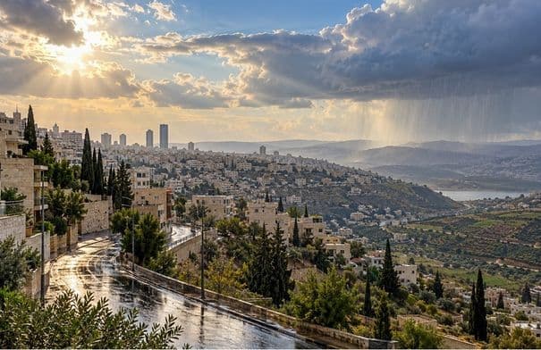 طقس معتدل وفرص أمطار في بعض المناطق