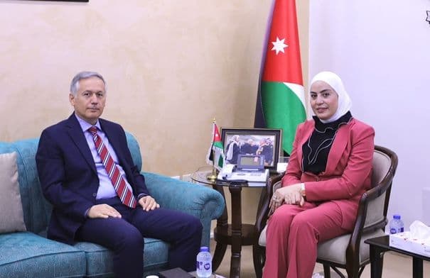 بني مصطفى تتباحث مع السفير التركي في التعاون الاجتماعي