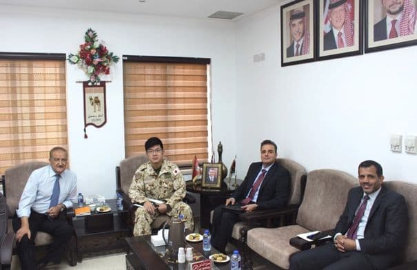 Military Injured Services Director Meets Japanese Attaché
