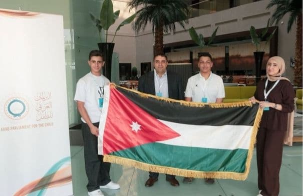 Jordanian Children's Delegation Participates in Closing of Arab Parliament for Children in Sharjah