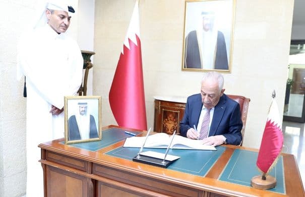 Al-Issawi offers condolences on the passing of Prince Sheikh Hamad bin Khalifa Al Thani