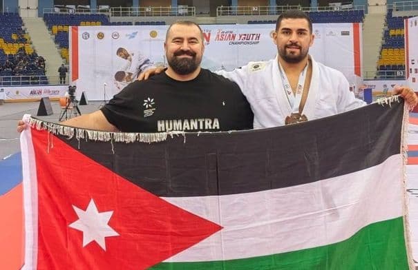 حدادين يفوز بالميدالية البرونزية في بطولة آسيا للجوجيتسو