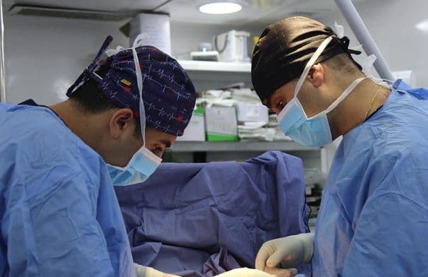 Jordanian Field Hospital Nablus Conducts Surgery