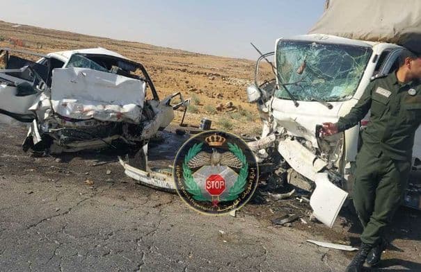 سبب التصادم على طريق بغداد الدولي