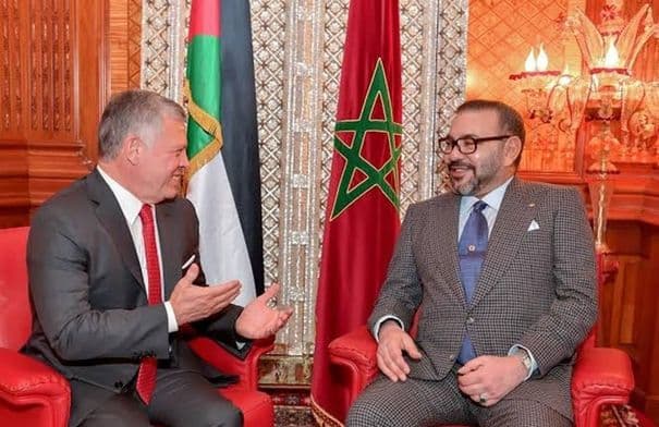 الملك يهنئ العاهل المغربي بعيد الجلوس