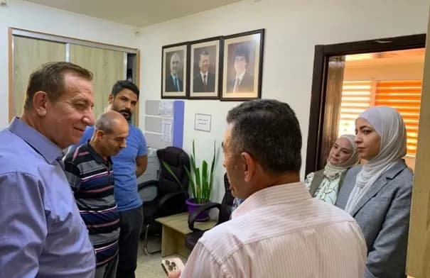 Al-Kharisat reviews agricultural departments