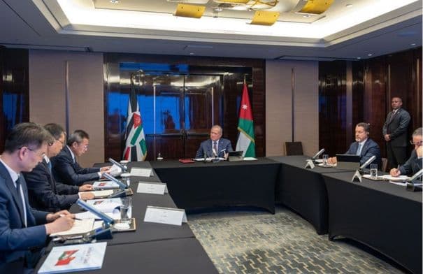 The King highlights Jordan's interest in China's SOE development