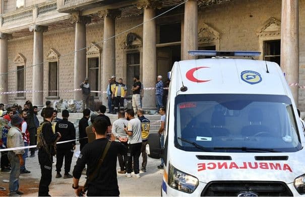 Syria Jamana explosion kills 2, injures 14