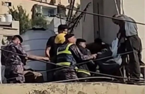 Civil Defense rescues individual from stairwell in downtown