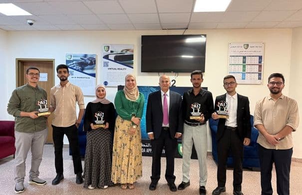 Al-Balqa AI students earn five top spots