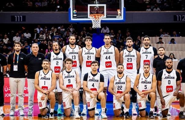 الأردن يحتفظ بالمركز 41 في تصنيف فيبا