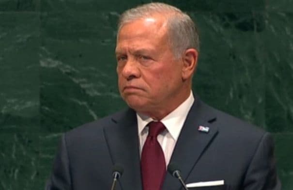 The King Warns of Gaza's Palestinian Loss