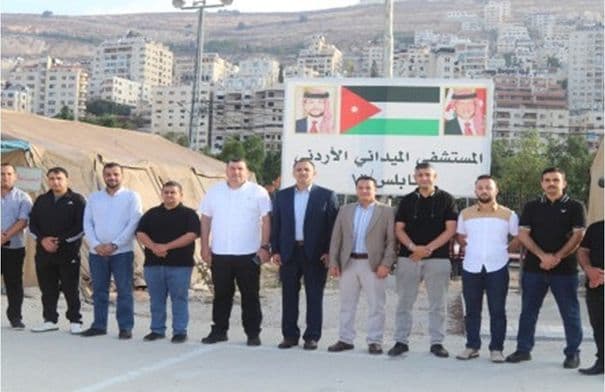 Jordanian Field Hospital Nablus Team Arrives