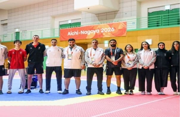 Taekwondo team trains in Nagoya for Asian Games