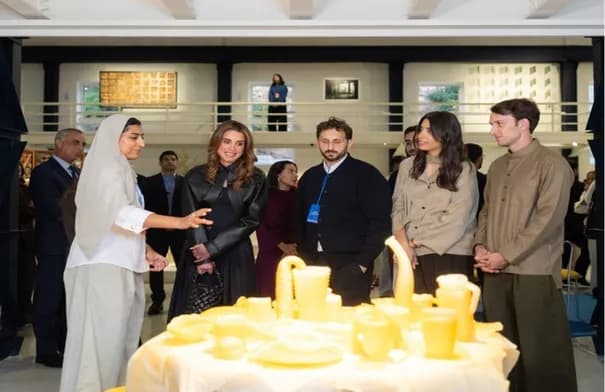 Queen opens Amman Design Week 4th Edition