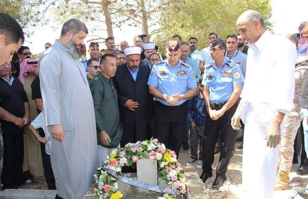 Security forces honor Captain Nidal Al-Mayta