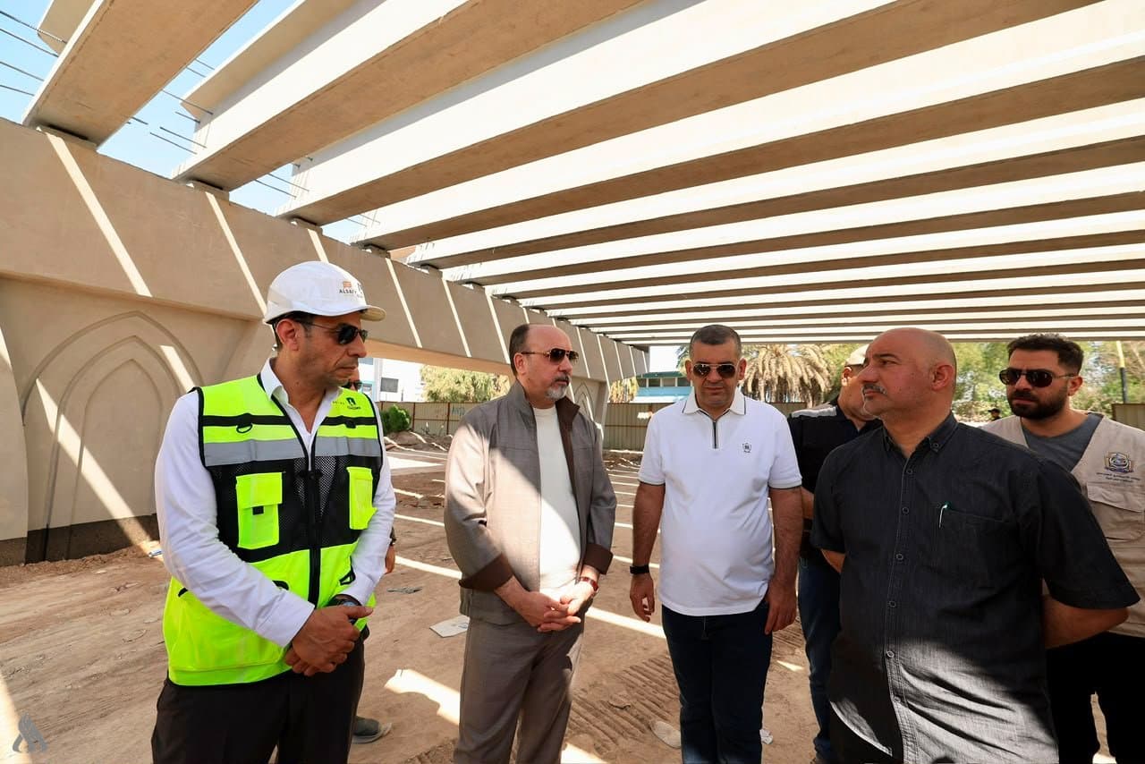 أمين بغداد: إنجاز جسر ساحة عنتر تجاوز 40 في المئة