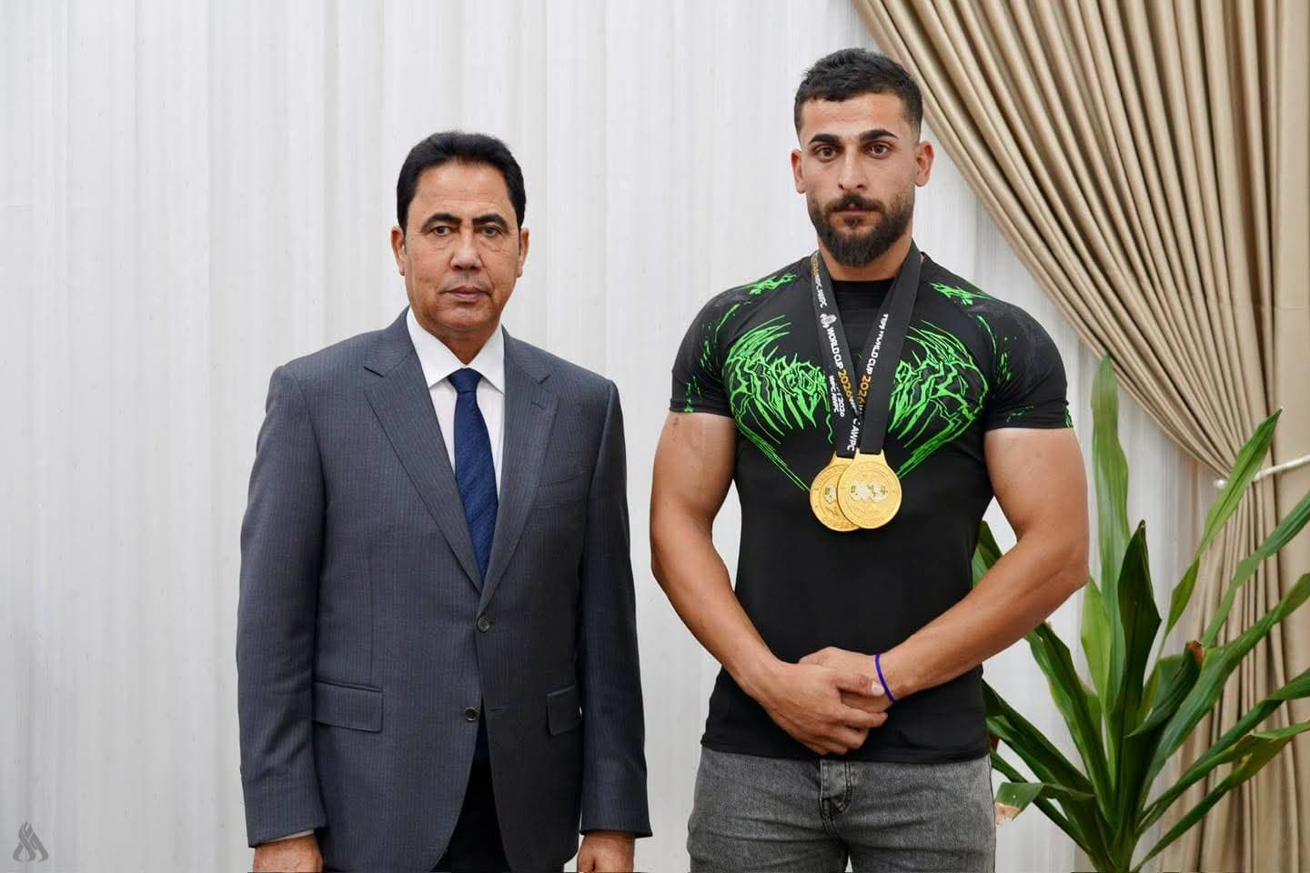 Nineveh Governor Recognizes World Strongman Champion