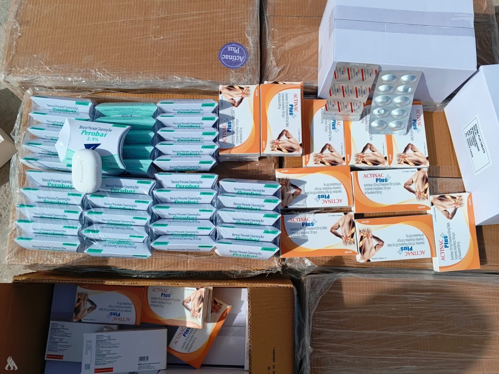 Two containers of medicines seized at Turaibil border