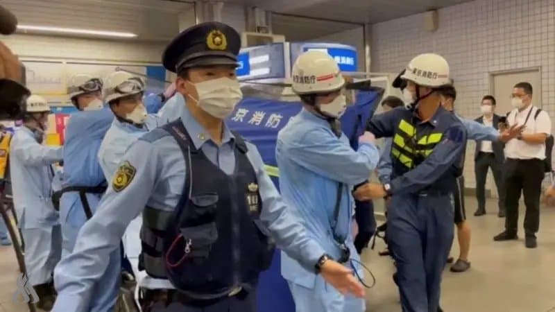 Chinese police detain man over knife attack
