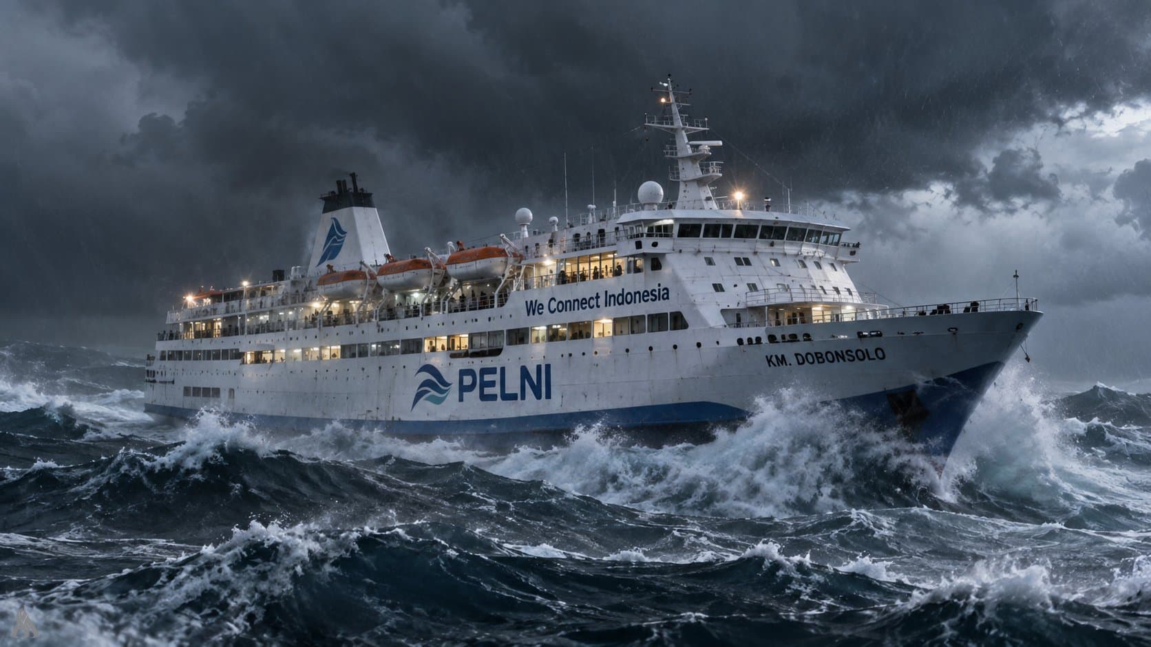 Indonesian Vessel Loses Contact in Bad Weather