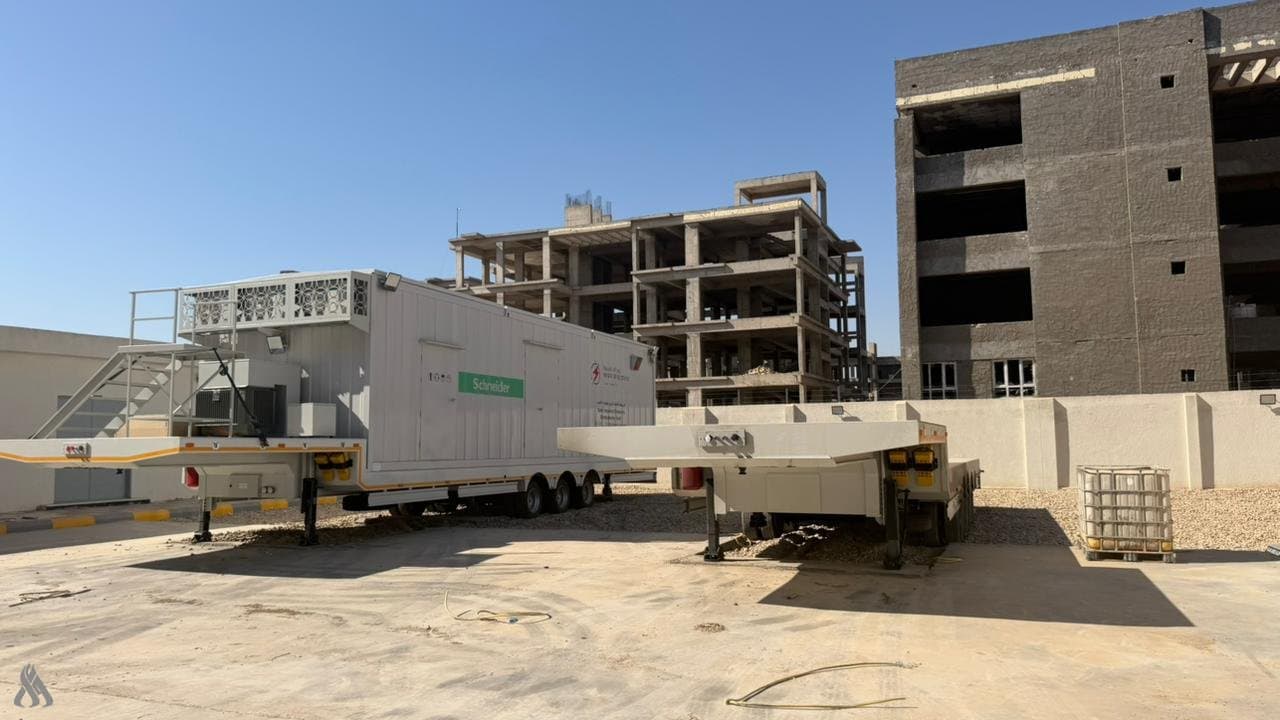 Maysan Electricity mobile units arrive to improve supply