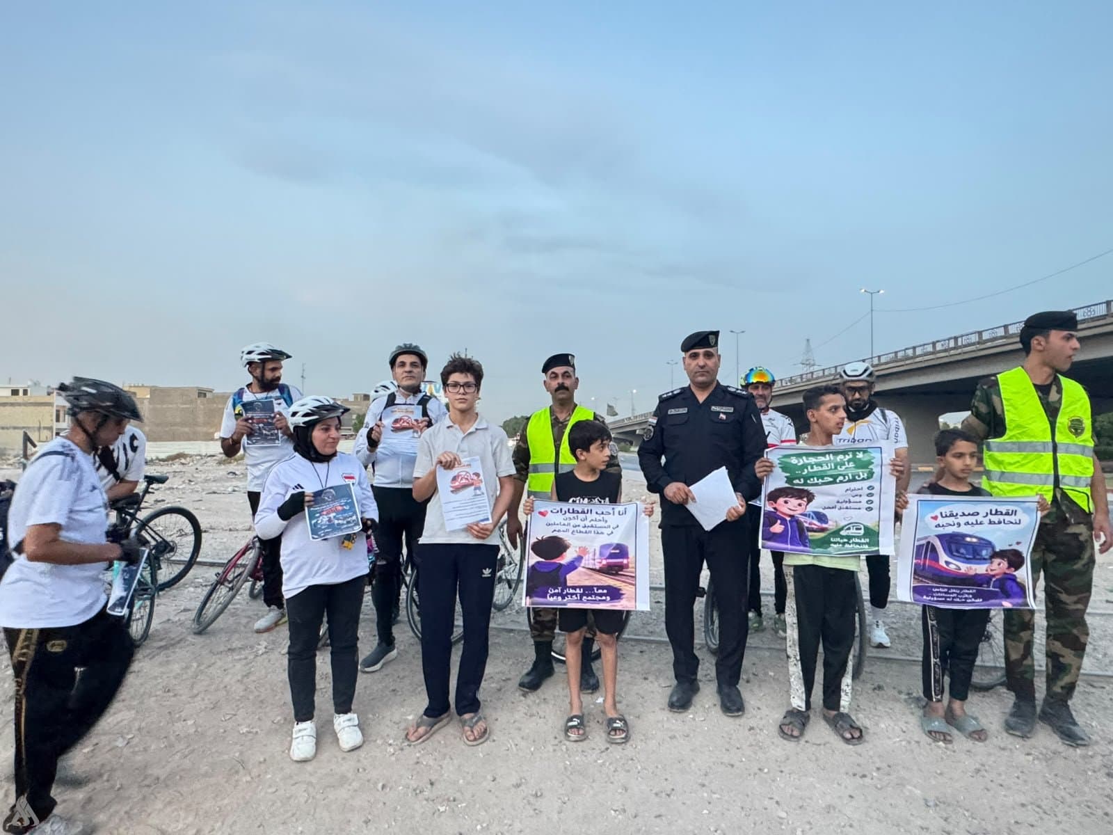 Iraqi Agency Warns Students on Track Crossing Risks