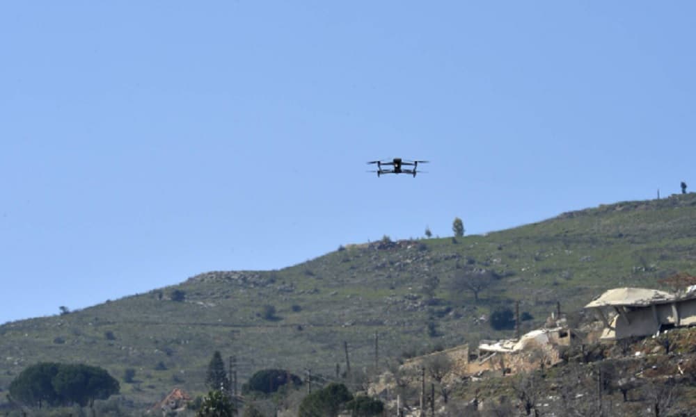 Israel drone broadcasts over Ali Al-Tahir tunnels