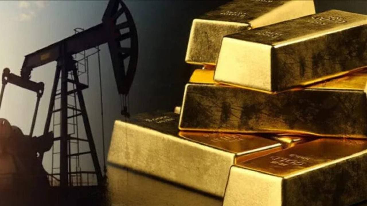 Oil falls as gold hits 7-week high