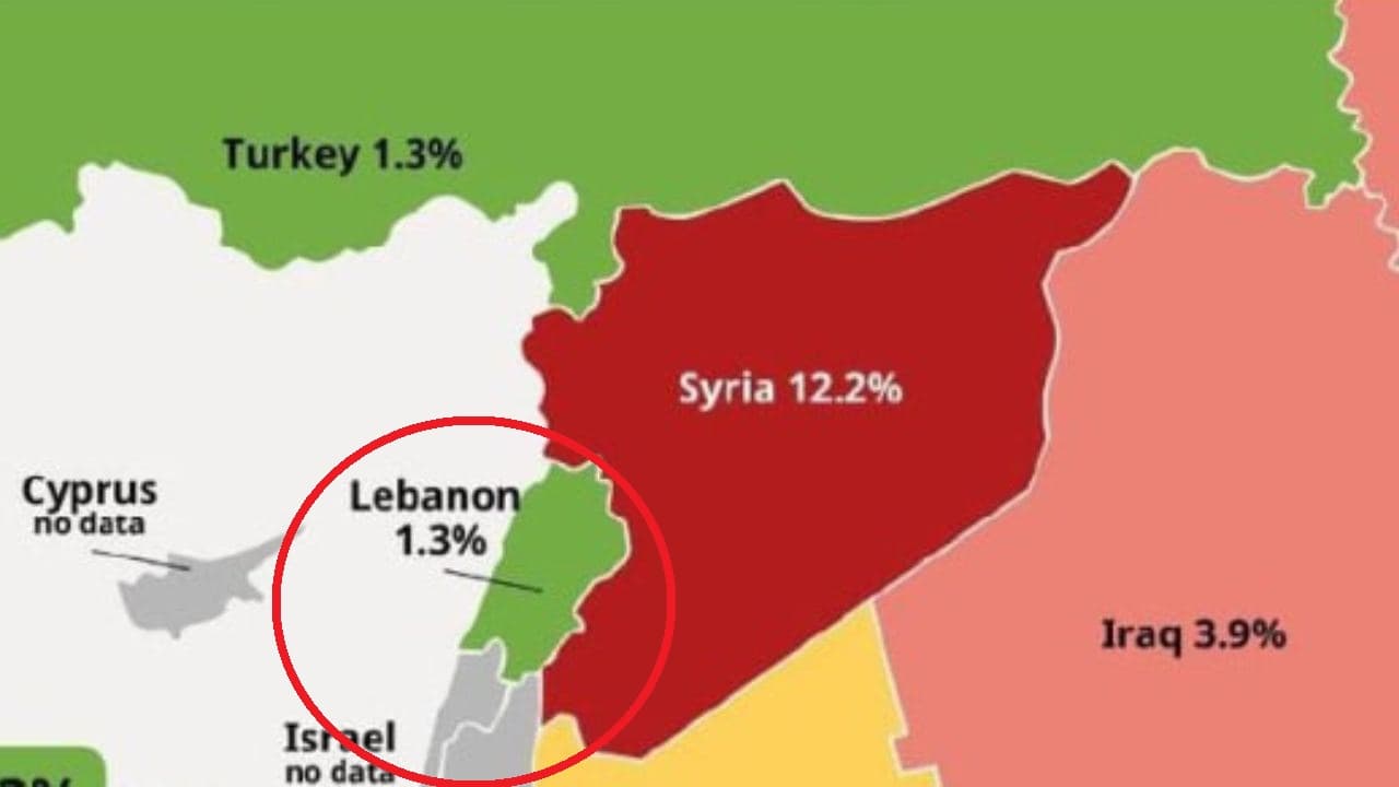 Israeli map raises tensions with Lebanon