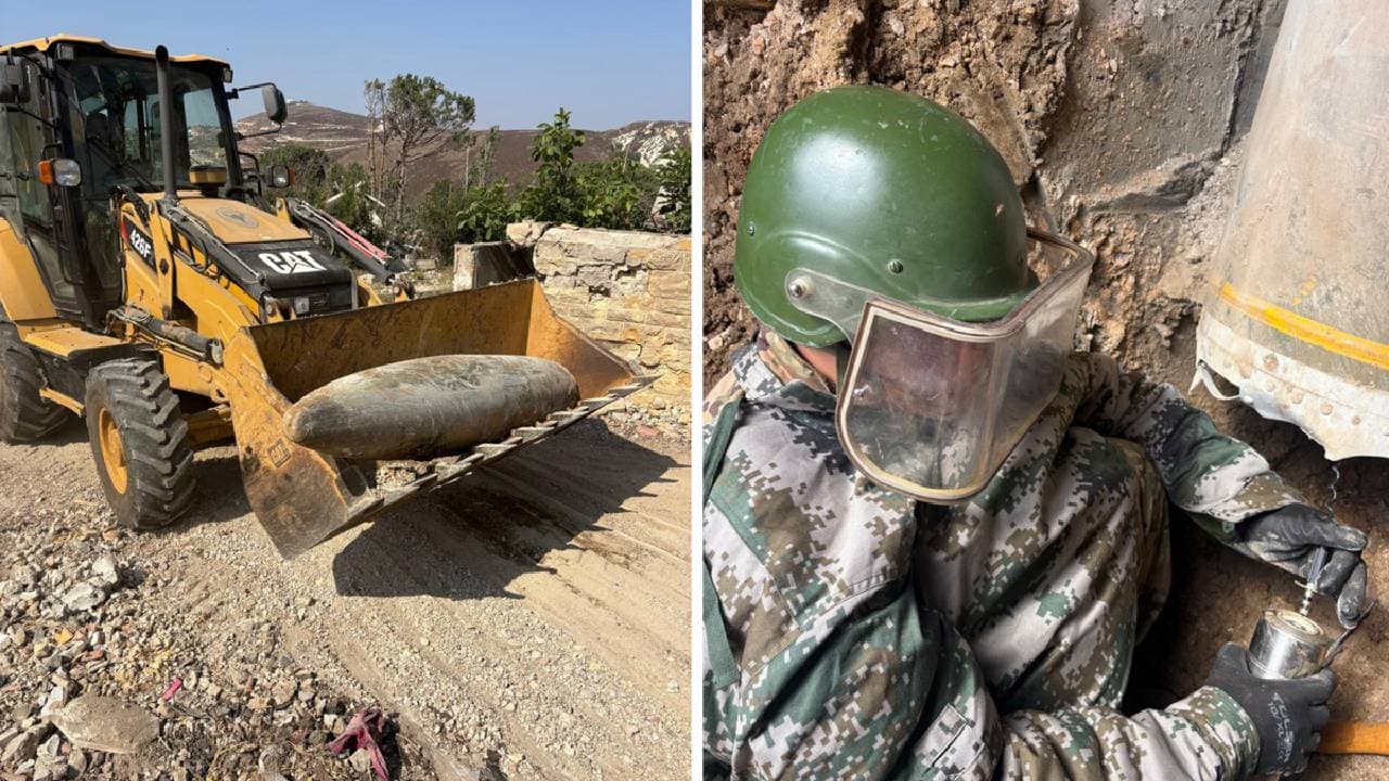 Army removes unexploded missiles and drone bombs in Marjaoun and Nabatieh