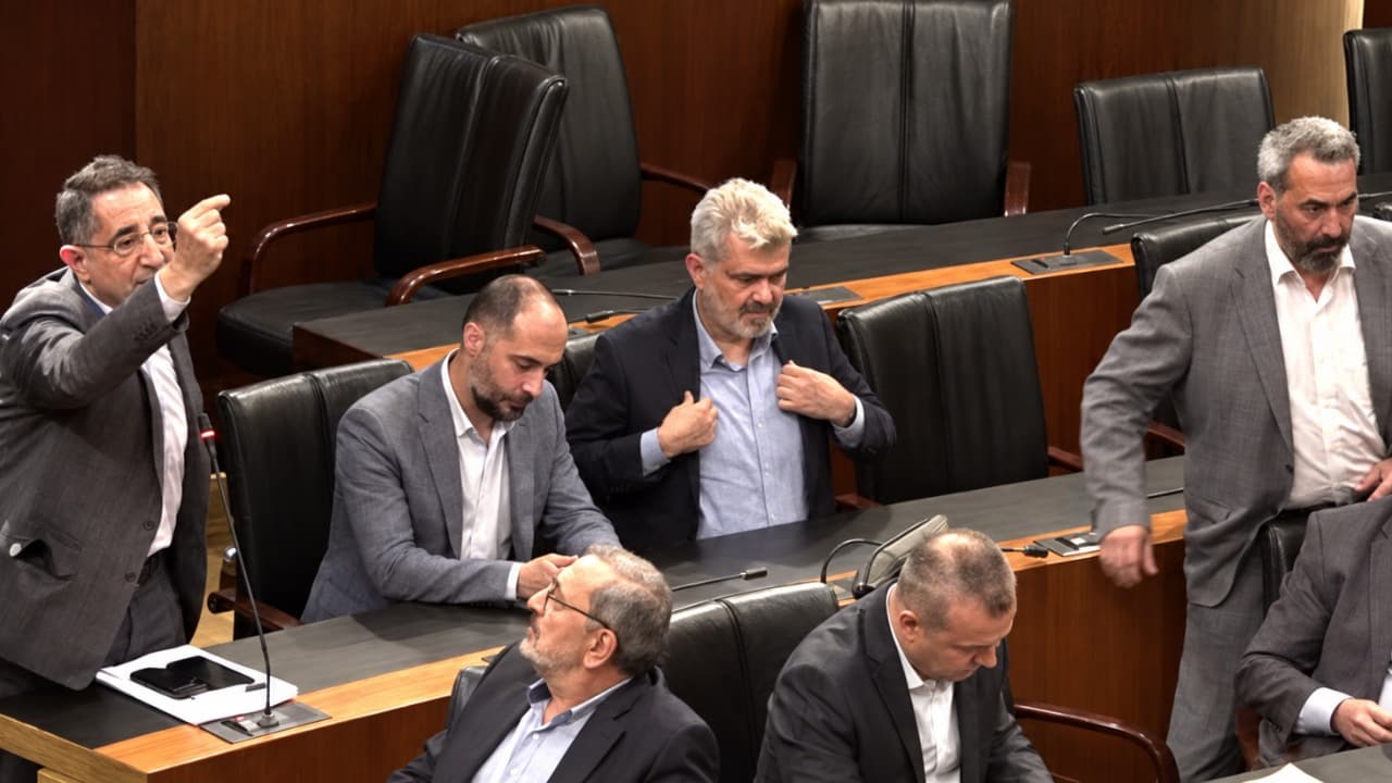 Al-Hajj Hassan and Rifai Quarrel at Parliament
