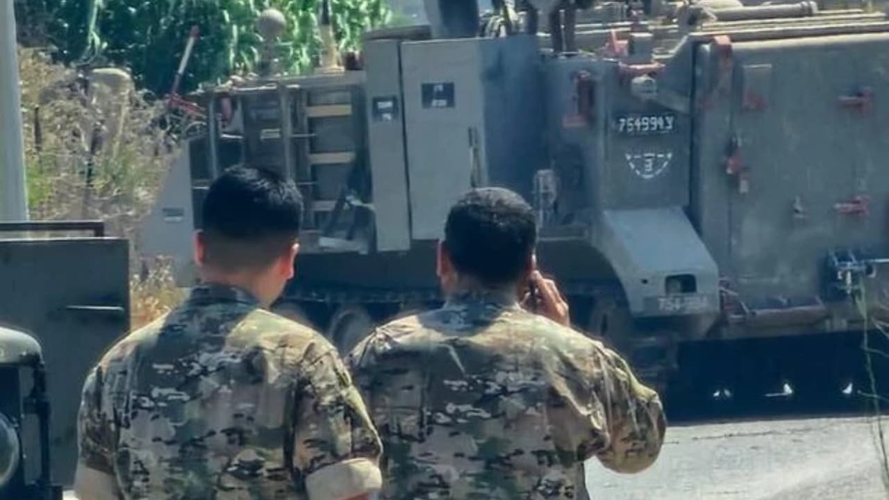 هجوم إسرائيلي على أداء الجيش اللبناني جنوباً