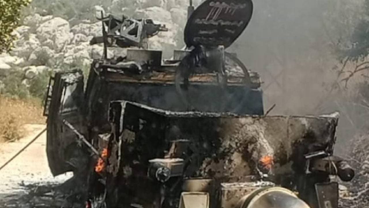 حريق دورية يونيفيل أم خلل فني