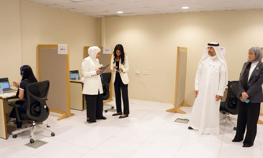 جامعة عبدالله السالم تنظم أول اختبار (MMI) للمتقدمين لكلية الطب والعلوم الصحية للعام الدراسي 2026/2027