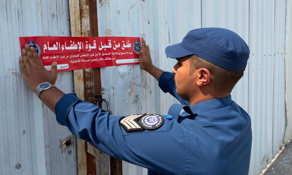Fire Dept closes 28 farms in Salwa Kuwait