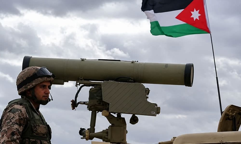 Jordanian army intercepts drone near border
