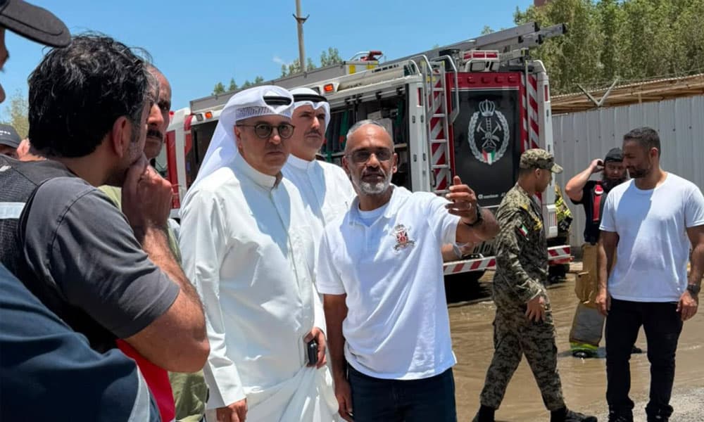 Kuwait Electricity Minister Inspects Accident at Electrical Power and Water Desalination Plant