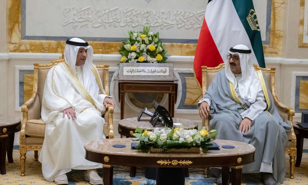 Emir of Kuwait Meets Gulf Secretary