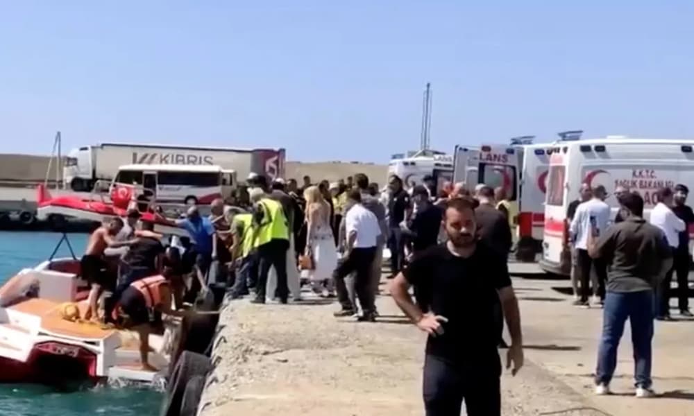 Boat with 270 people sinks off Cyprus
