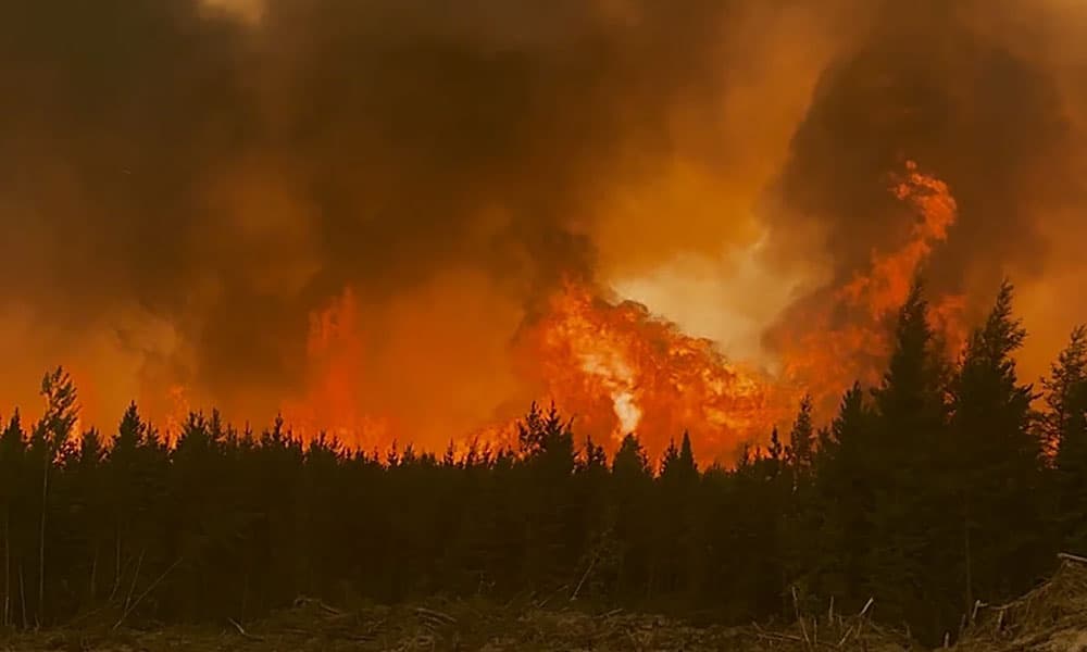 Canadian region issues emergency and evacuations