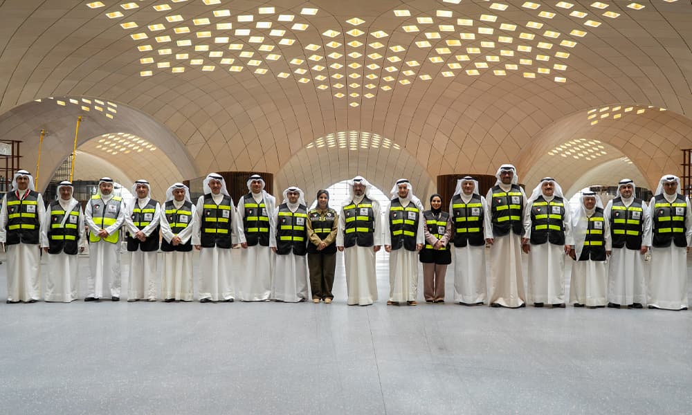 Prime Minister inspects Kuwait Airport Terminal 2