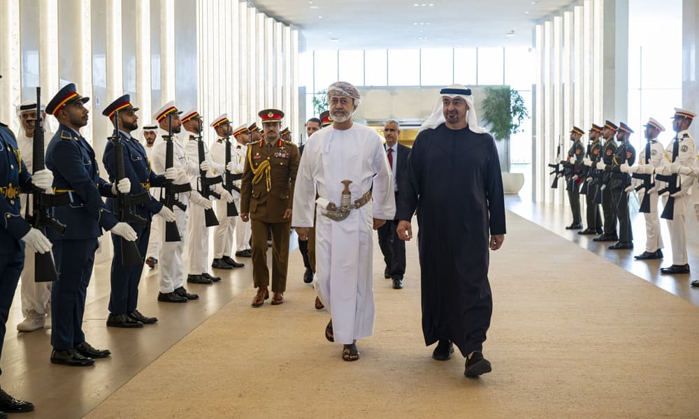 UAE President Meets Oman Sultan