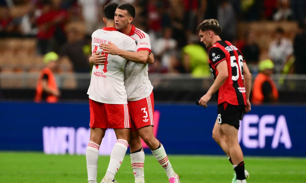 Europa League: Benfica beats Milan