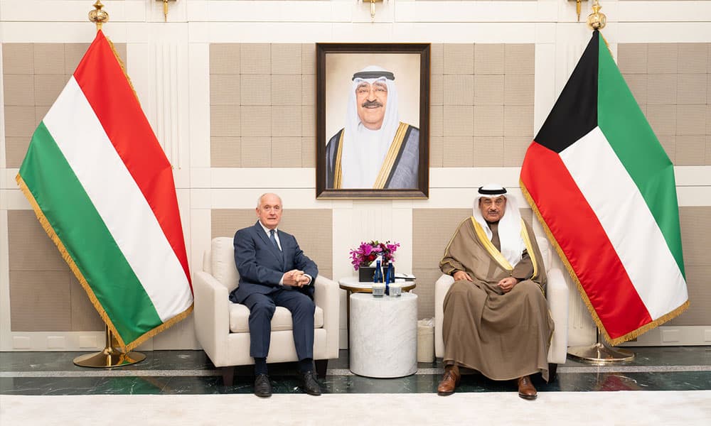 ولي العهد يستقبل رئيس هنغاريا في نيويورك